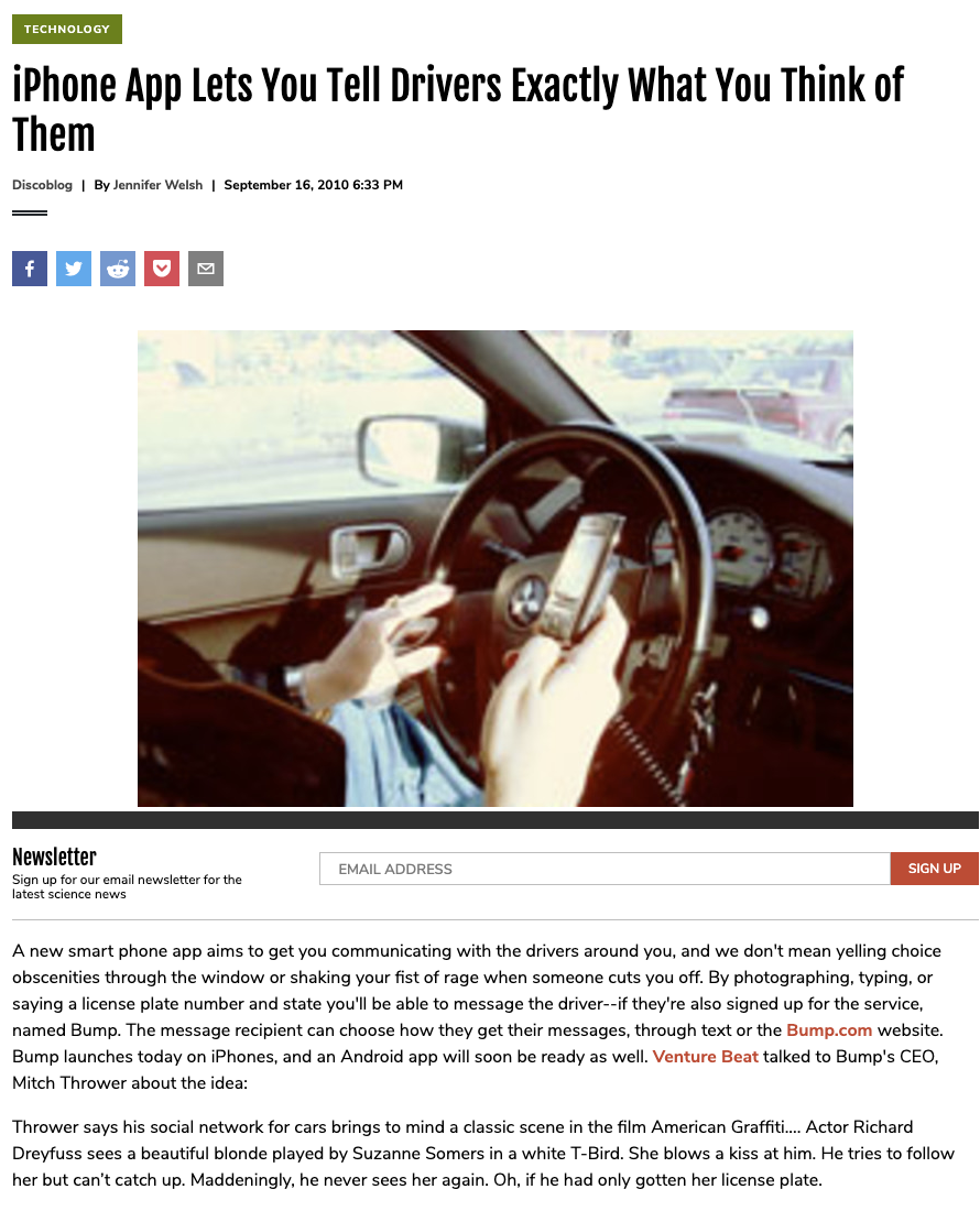 iPhone App Lets You Tell Drivers Exactly What You Think of Them